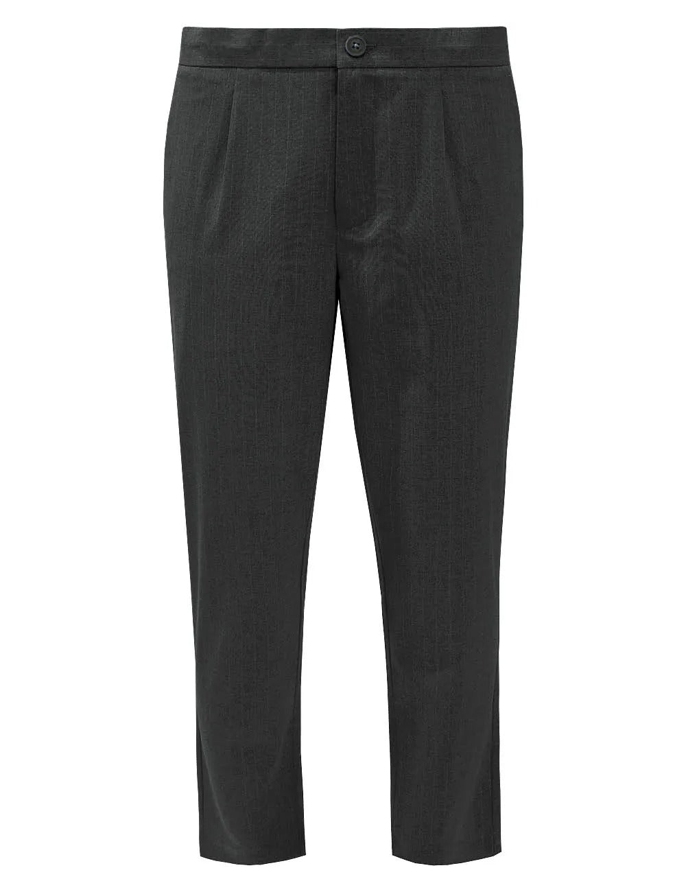 Tailored Fit Pin Stripe Cropped Pants