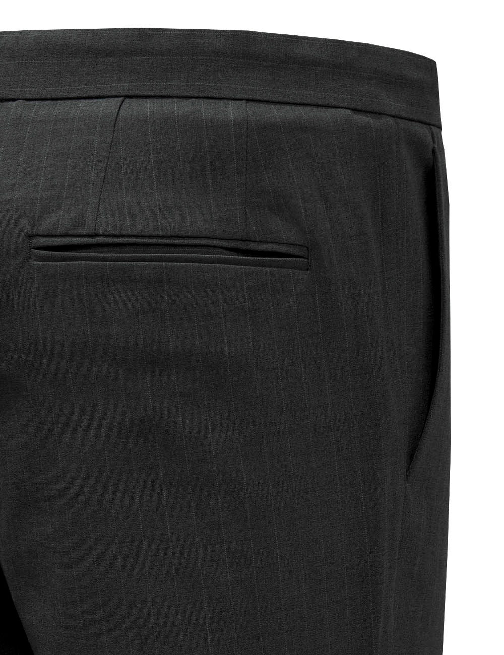 Tailored Fit Pin Stripe Cropped Pants