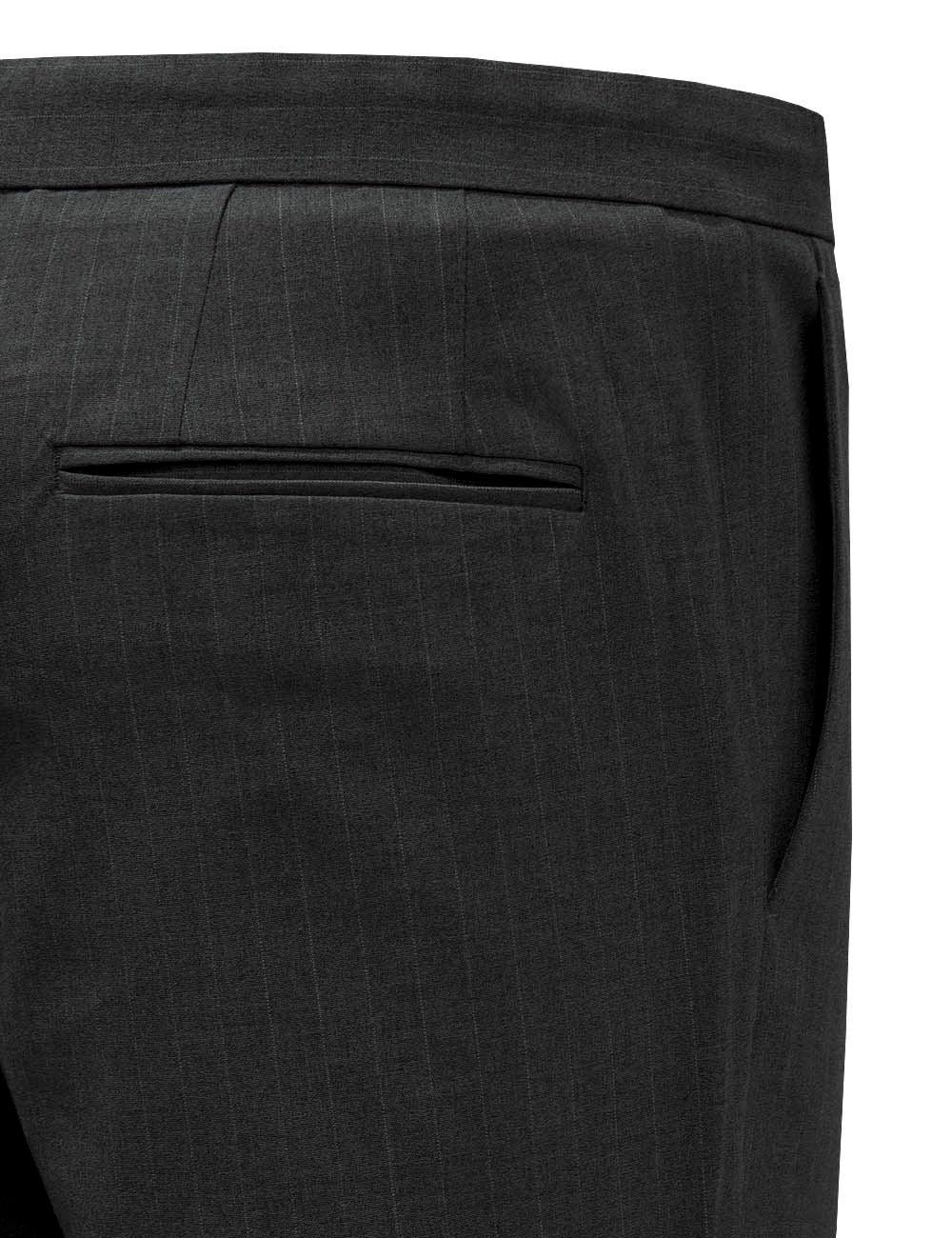 Tailored Fit Pin Stripe Cropped Pants — The Shirt Bar