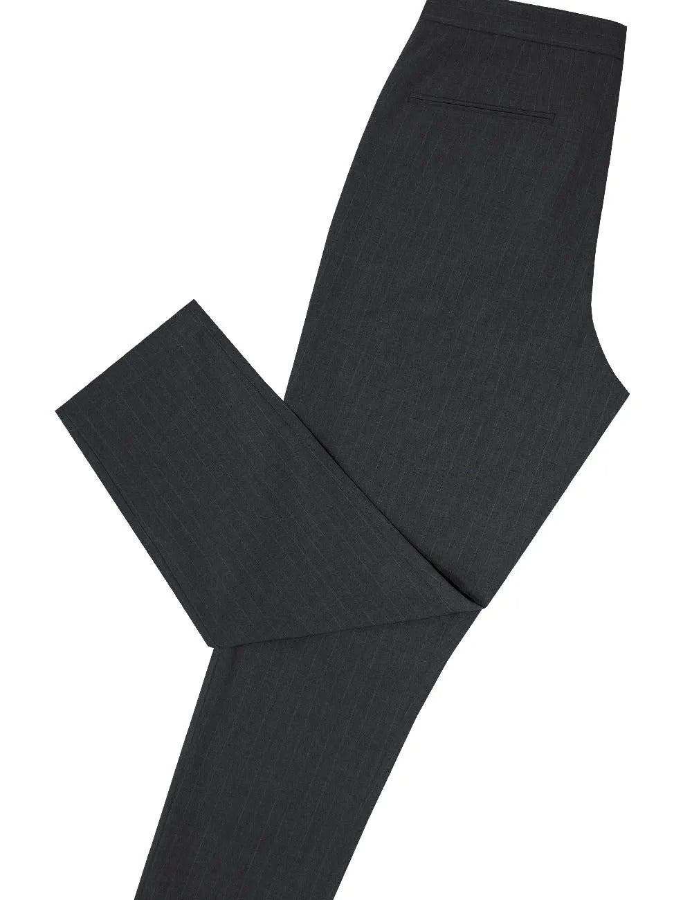 Tailored Fit Pin Stripe Cropped Pants