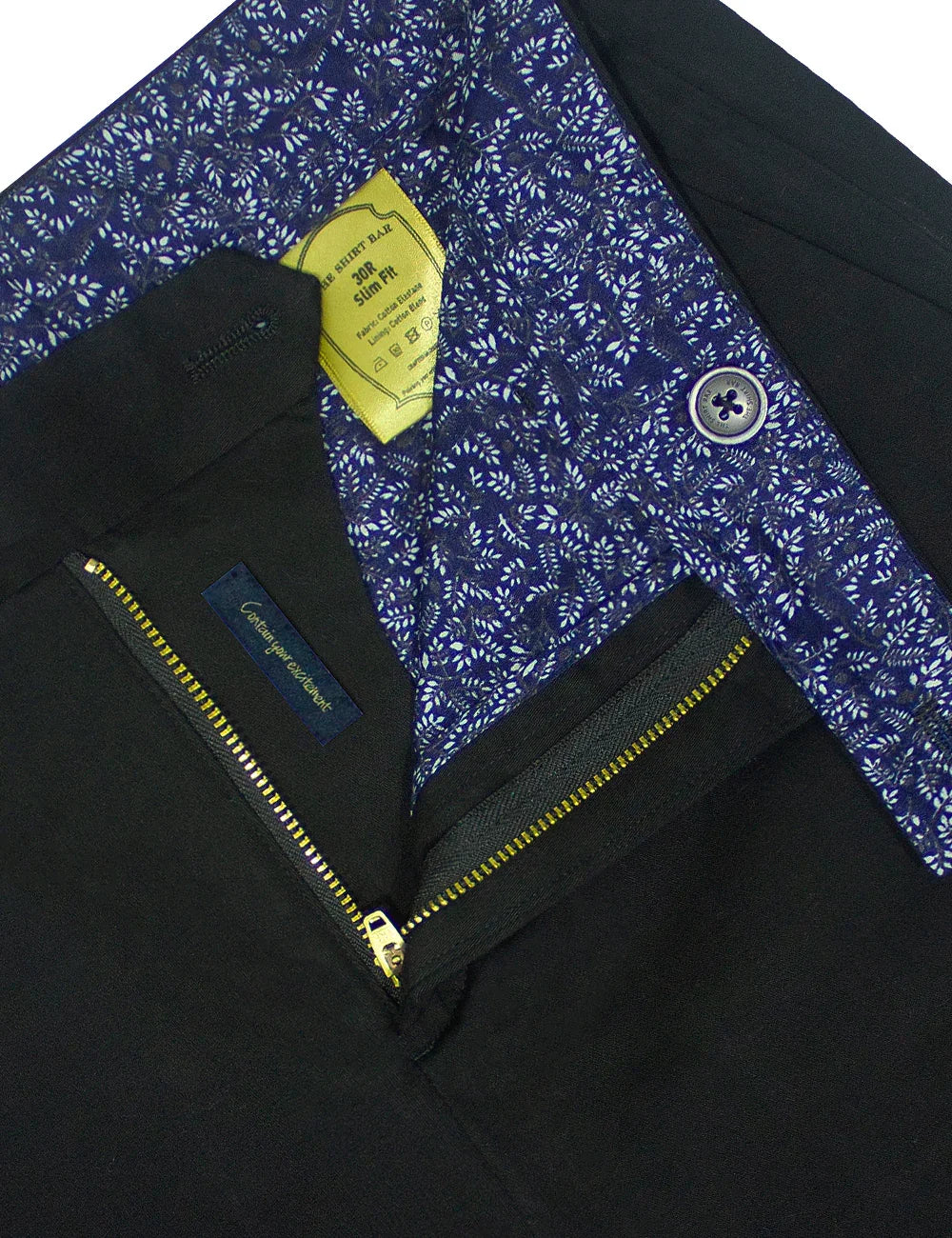 Cotton Stretch Slim Fit Casual Pants — The Shirt Bar