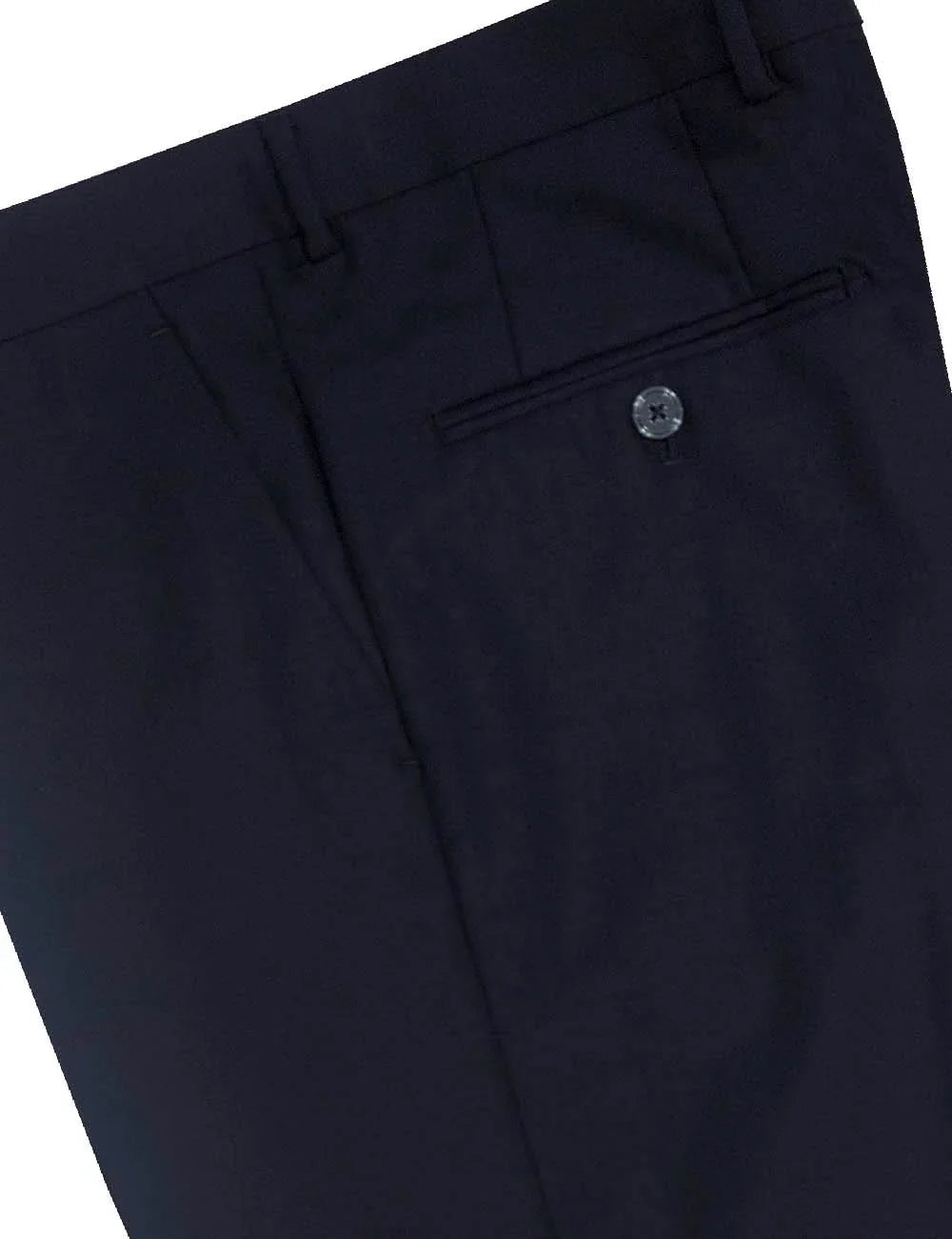 Black Premium Wool Super 120s Wrinkle Free Tailored Suit Pants — The Shirt Bar