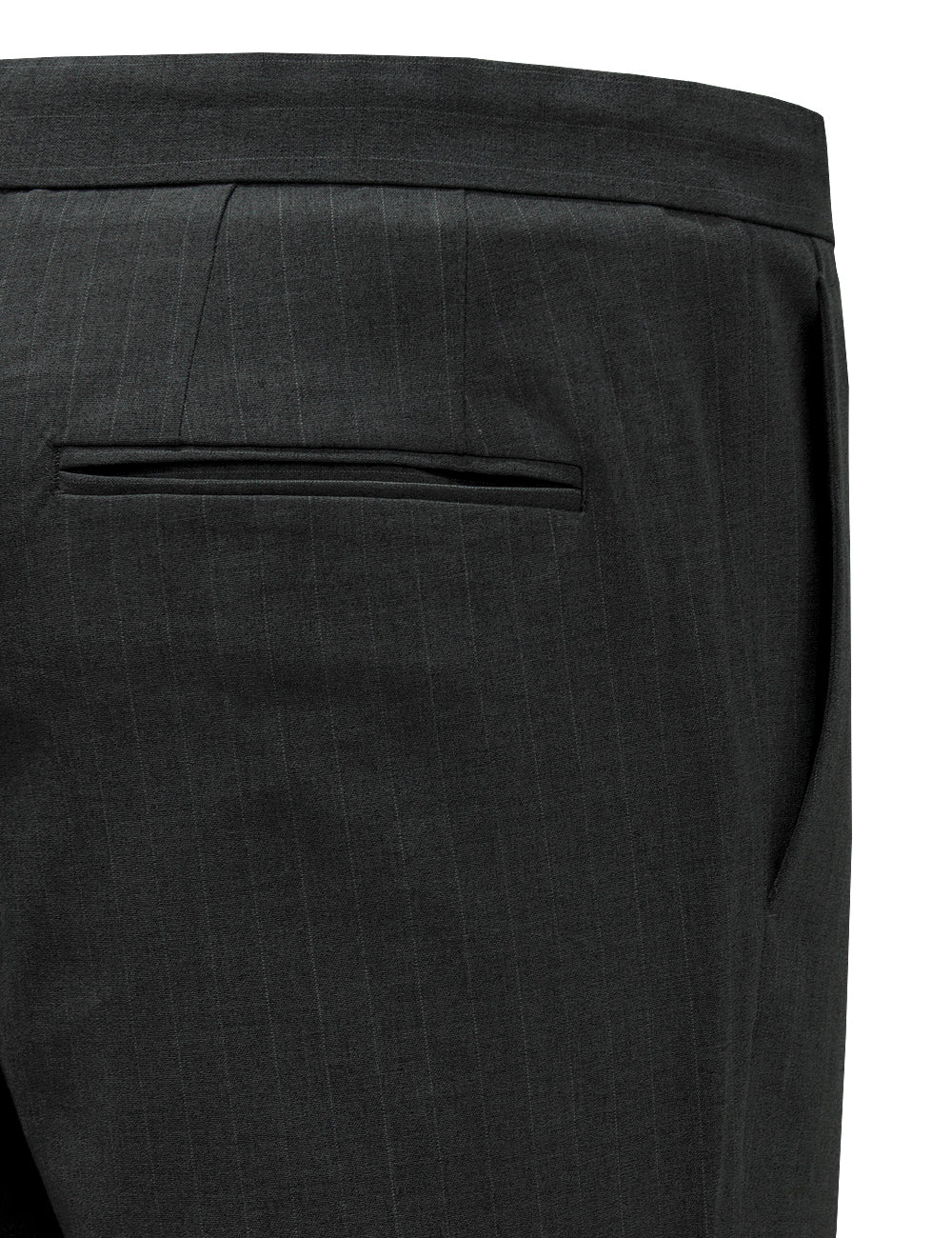 Tailored Fit Pin Stripe Cropped Pants