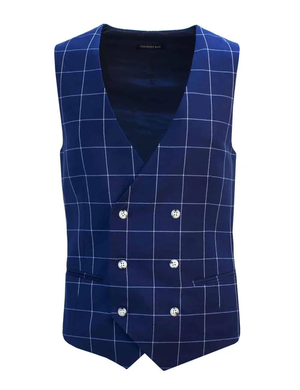 Slim Fit Double Breasted Vest — The Shirt Bar