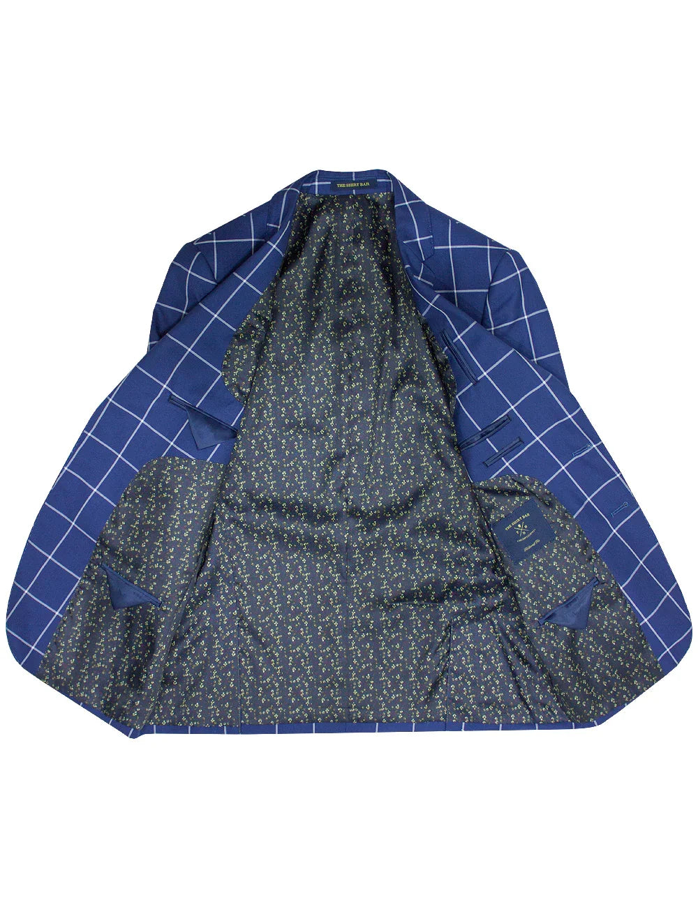 Blue Checks Tailored Fit Single Breasted Blazer — The Shirt Bar