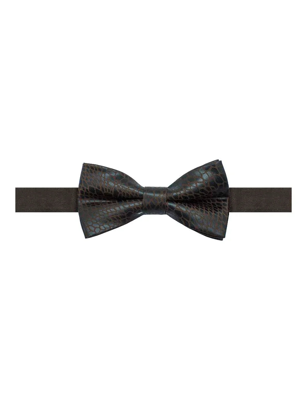 Brown Print Woven Bowtie — The Shirt Bar
