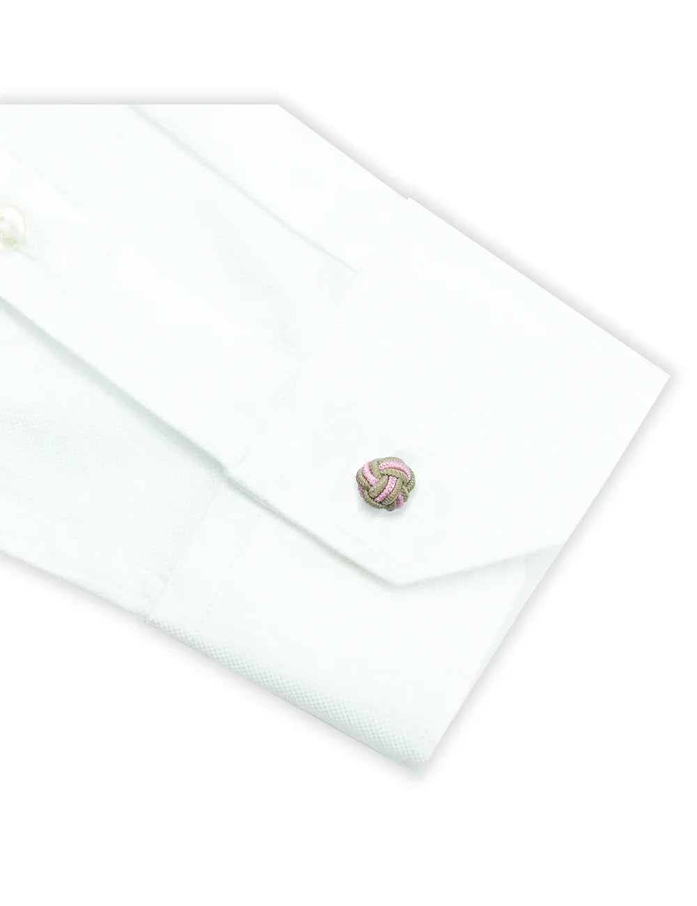 Brown & Pink Silk Knots — The Shirt Bar