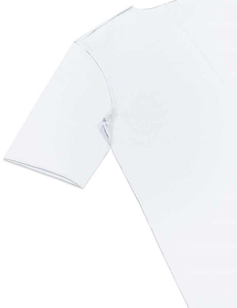 Reversible Premium Cotton Stretch White Comfort Fit T-Shirt