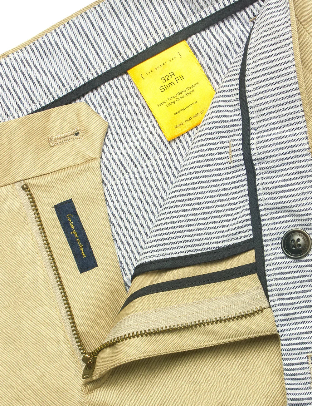 Tencel Stretch Slim Fit Casual Pants — The Shirt Bar