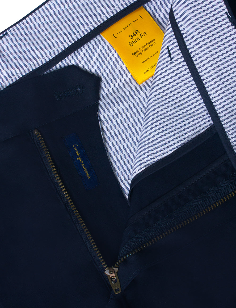 Cotton Stretch Casual Slim Fit Pants — The Shirt Bar