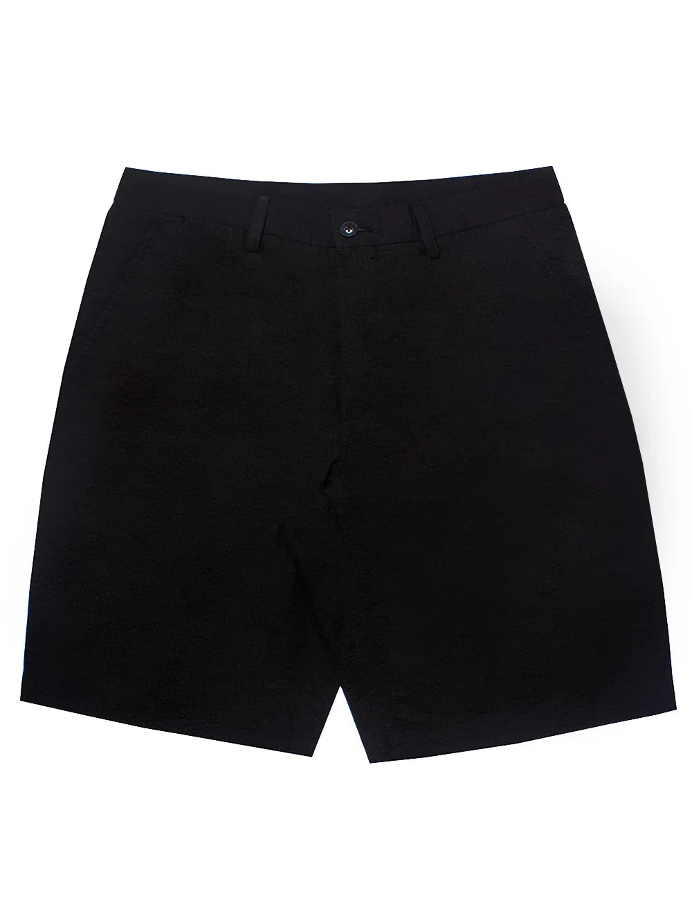 Black Seersucker Tailored Fit Shorts — The Shirt Bar