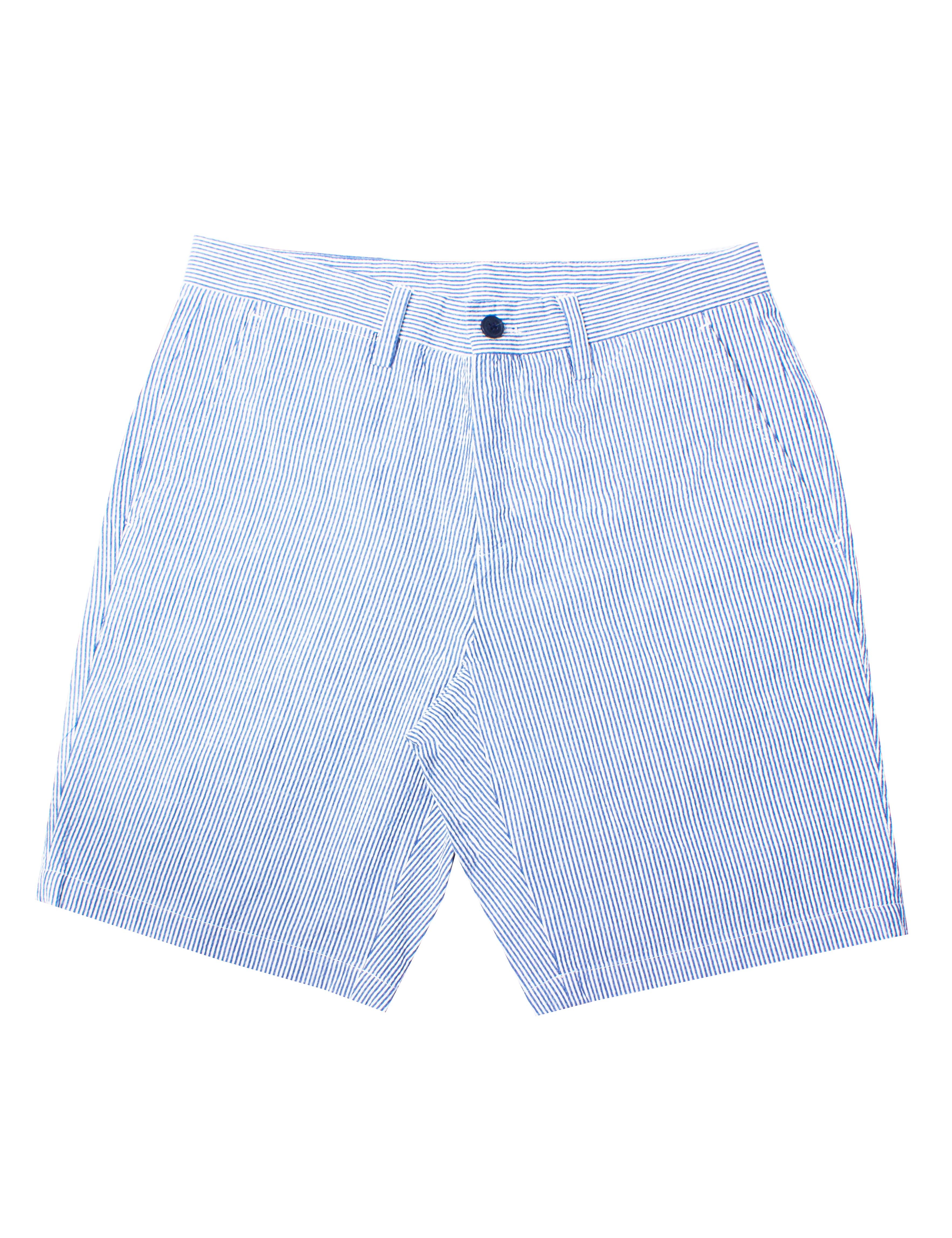 Stripes Seersucker Shorts
