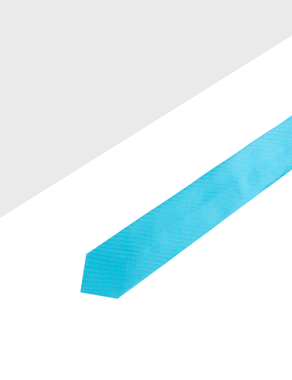 Cyan Blue Dobby Spill Resist Woven Necktie