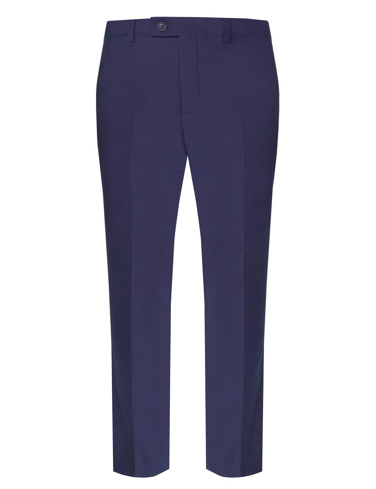 Navy Blue Twill Stretch Classic Fit Dress Pants
