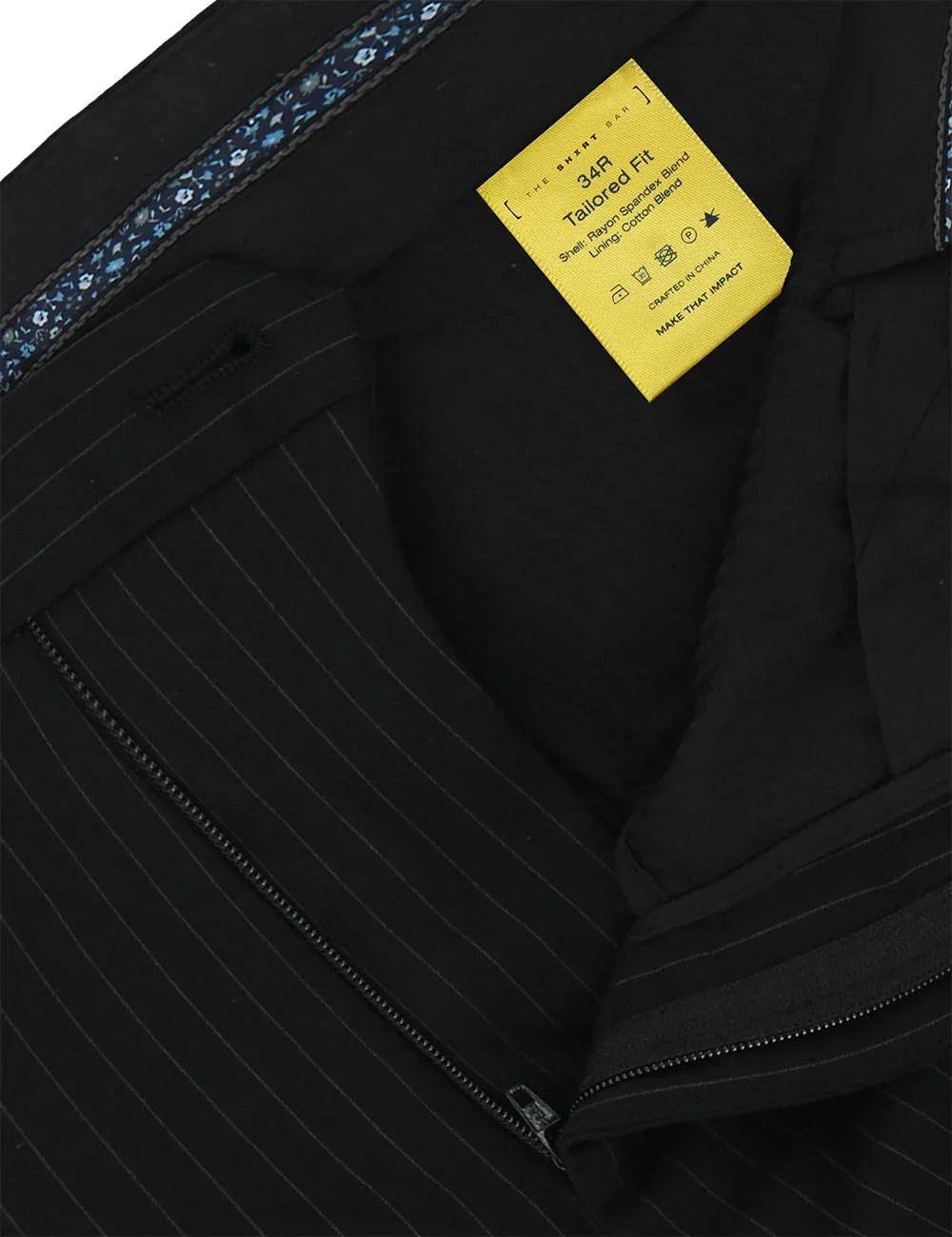 Stripes Jetsetter Flexi Waist Tailored Fit Dress Pants — The Shirt Bar