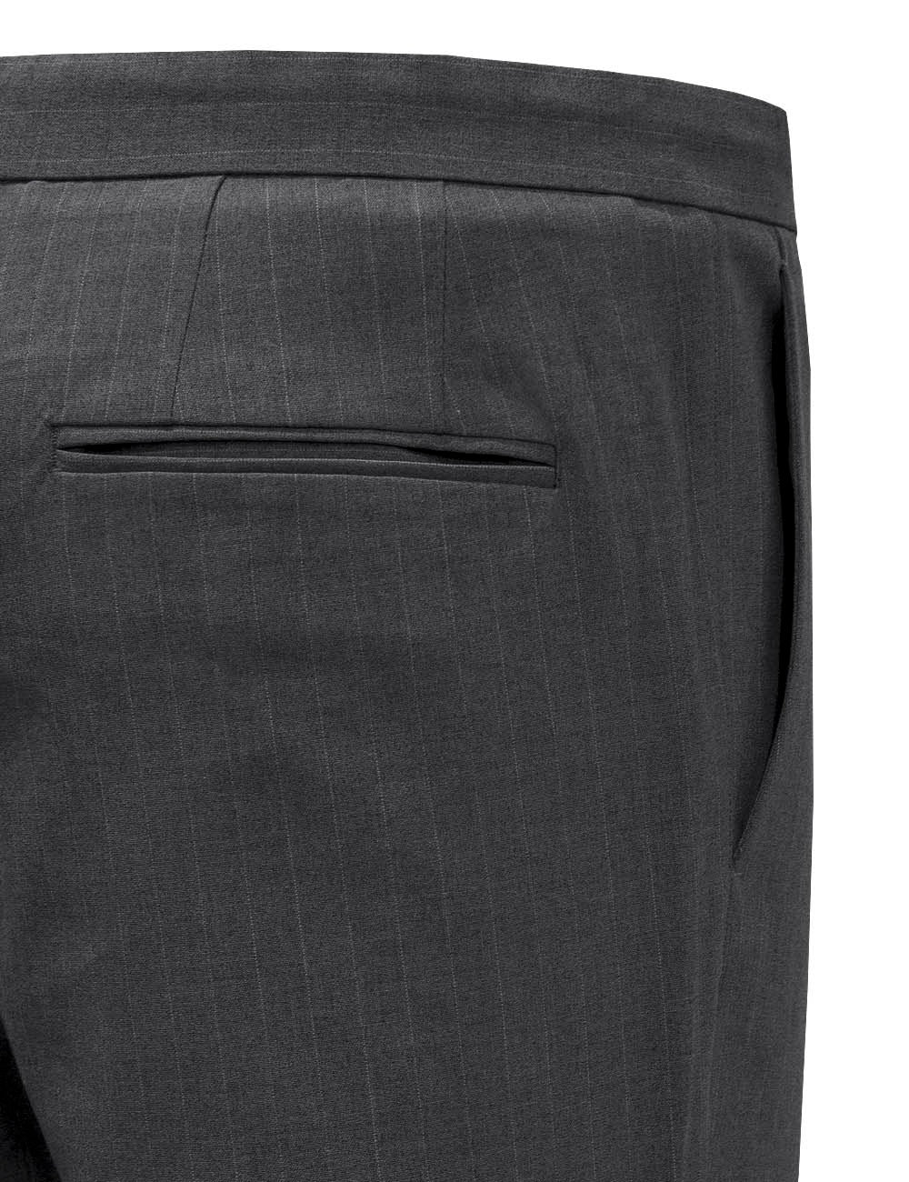Tailored Fit Pin Stripe Cropped Pants