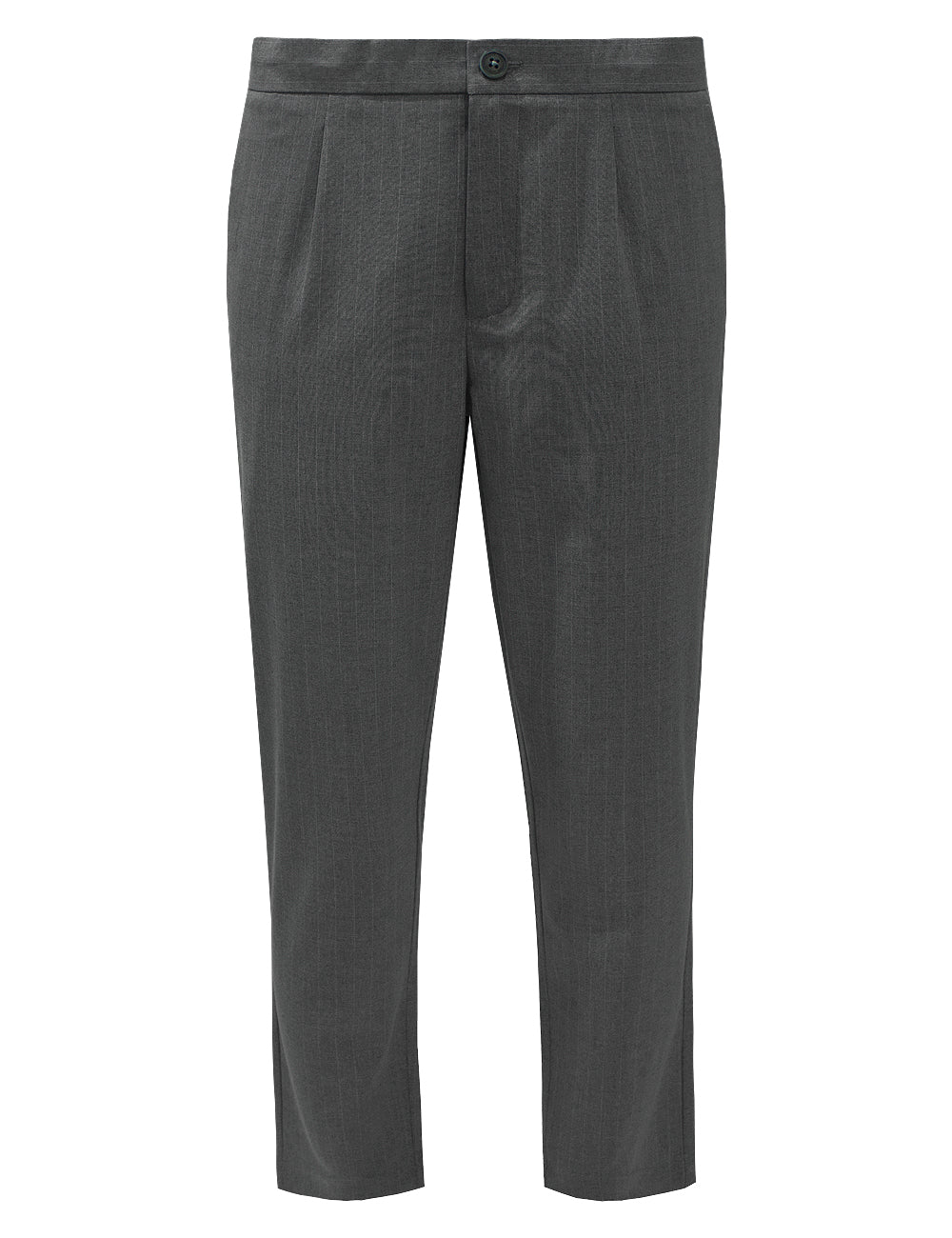 Tailored Fit Pin Stripe Cropped Pants