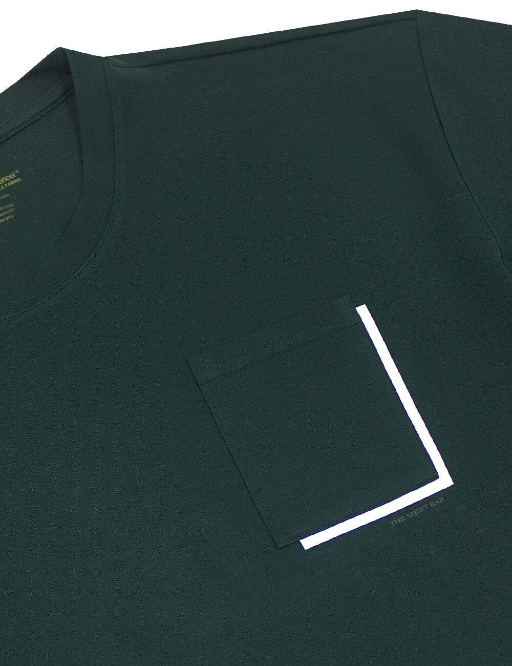 Tencel Border Pocket Oversized T-shirt