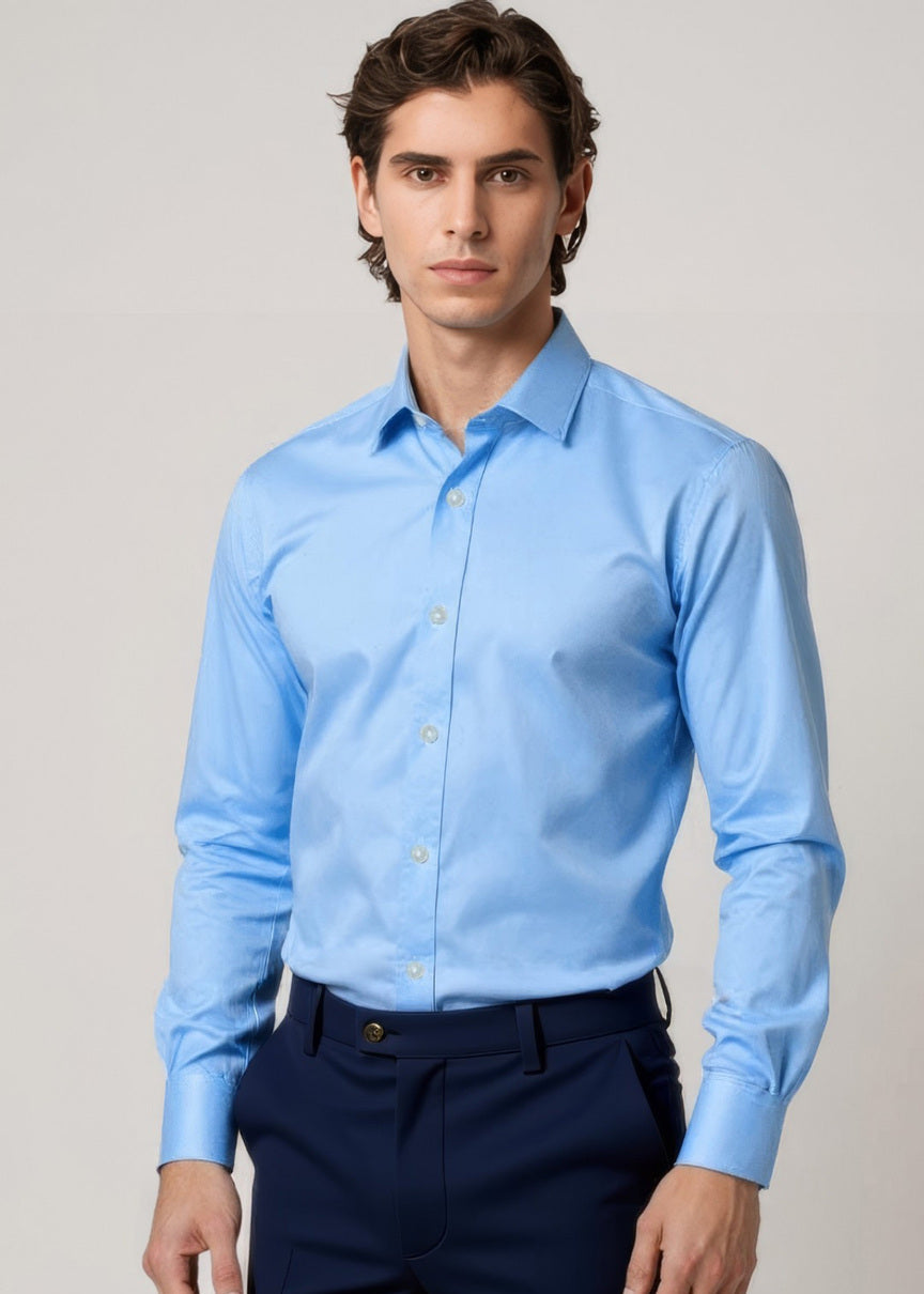 Eco-ol Bamboo Slim Fit Twill Stretch Shirt