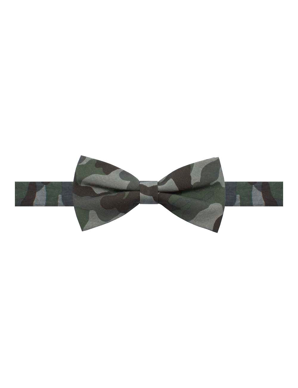 Green Camo Woven Bowtie