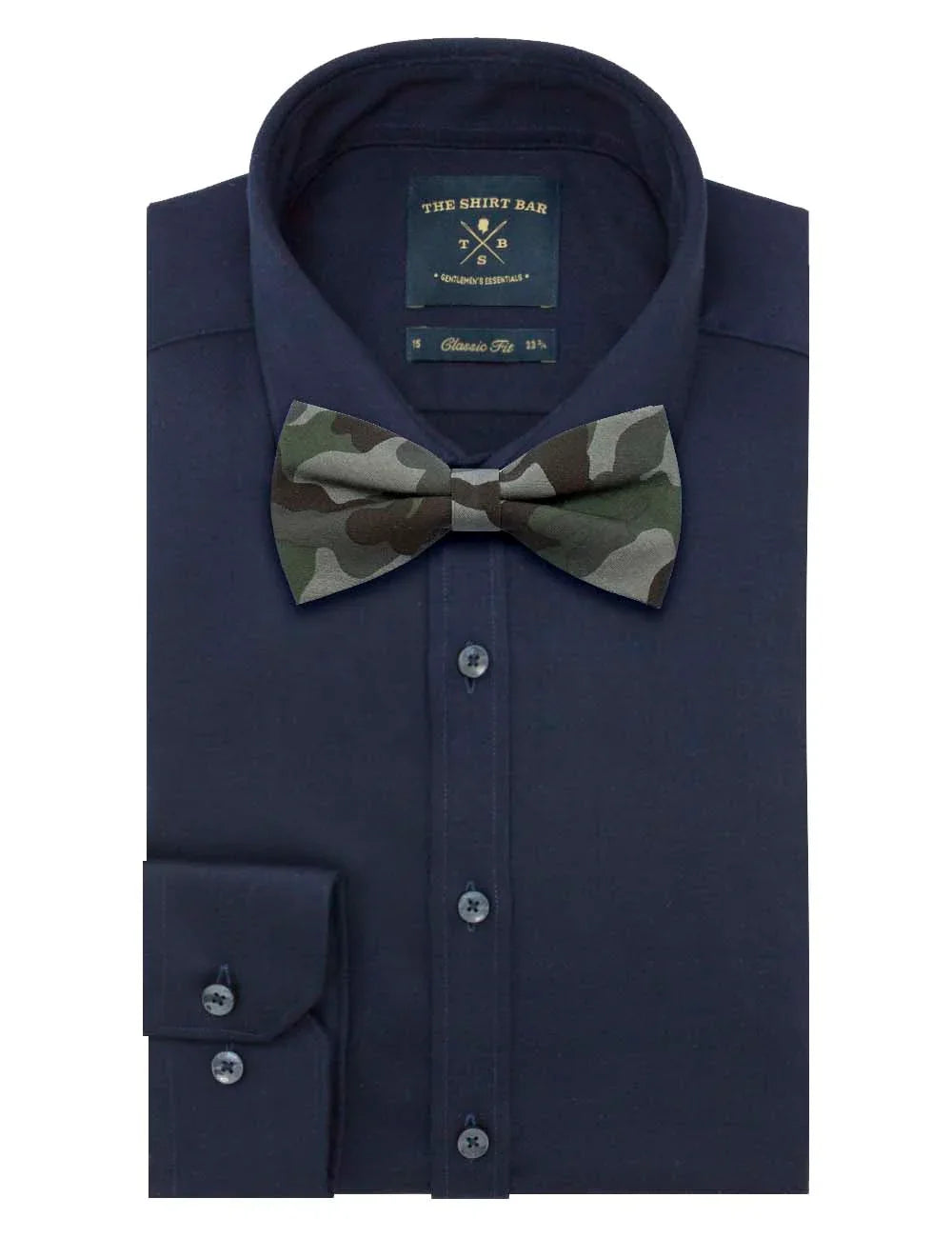 Green Camo Woven Bowtie — The Shirt Bar