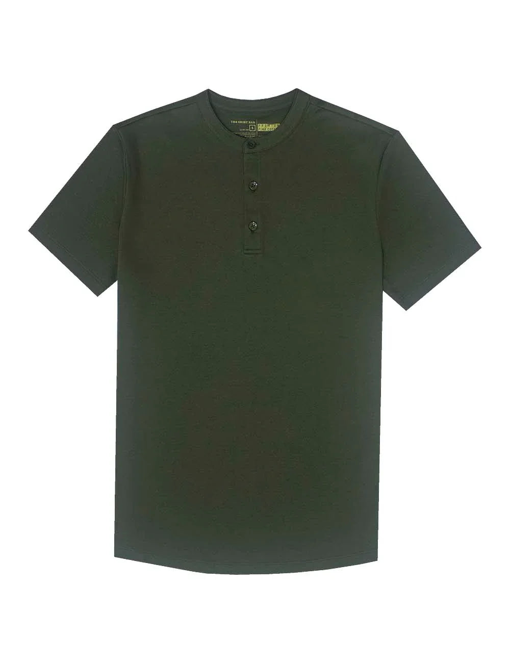 Pima Cotton Short Sleeve Henley T-shirt — The Shirt Bar