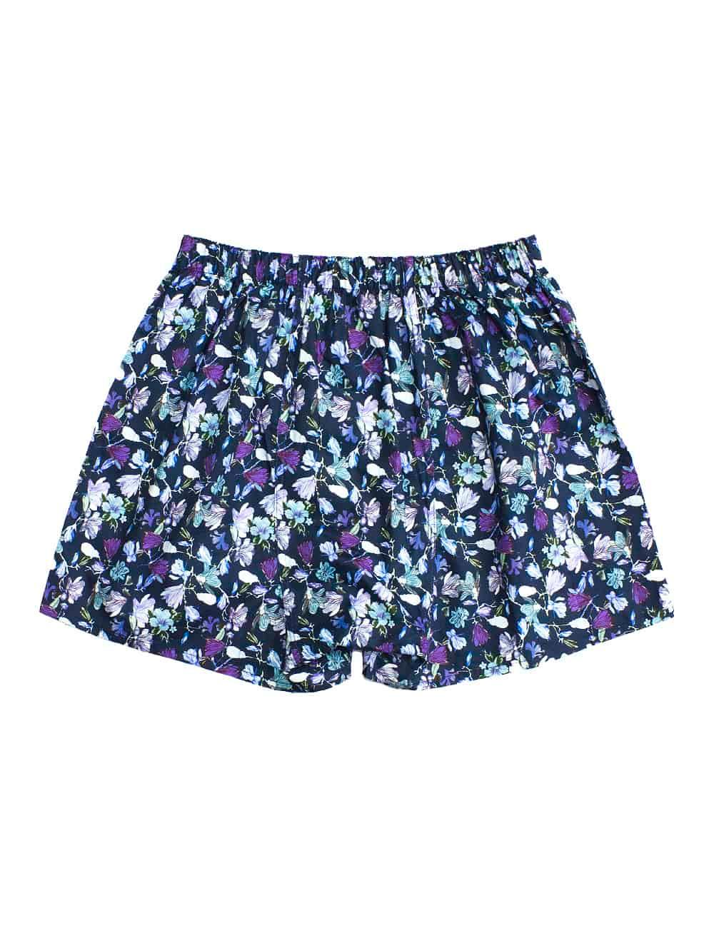 SF Navy Multiflorous SG Inspired Print Boxer Shorts