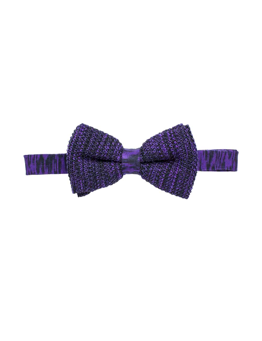 Purple Mix Knitted Bowtie — The Shirt Bar