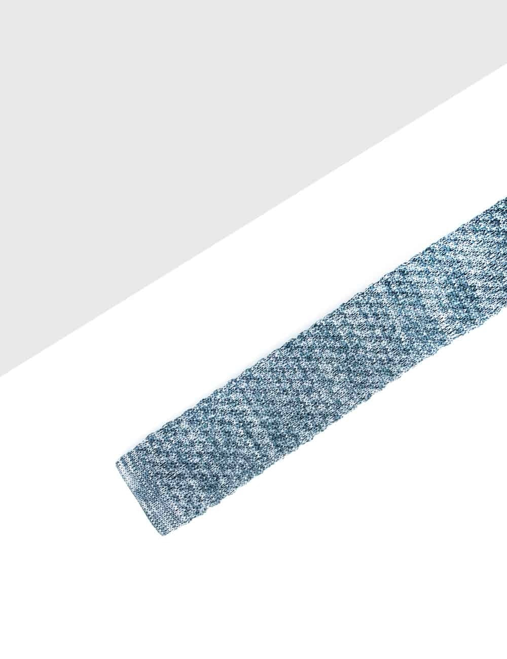 Solid Grey Knitted Necktie