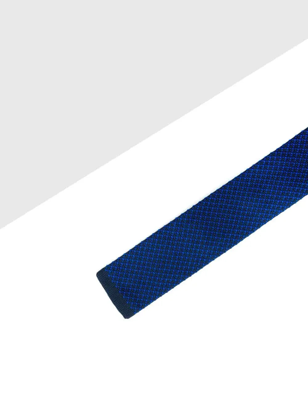 Nautical Blue Knitted Necktie — The Shirt Bar