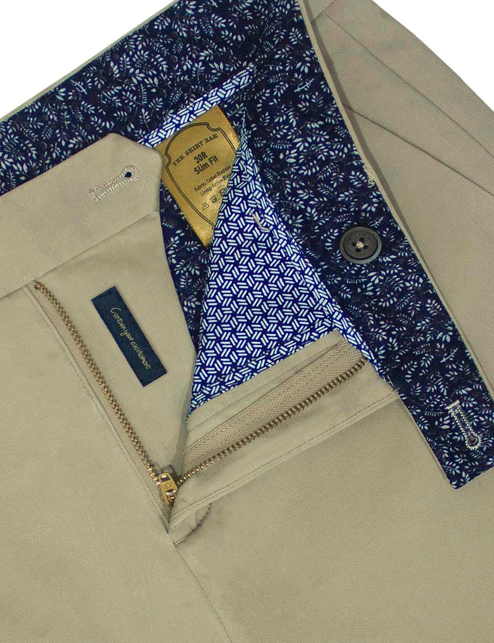Cotton Stretch Slim Fit Casual Pants — The Shirt Bar