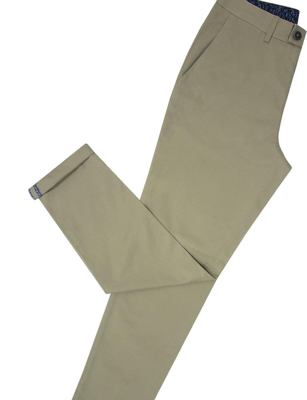 Cotton Stretch Slim Fit Casual Pants — The Shirt Bar