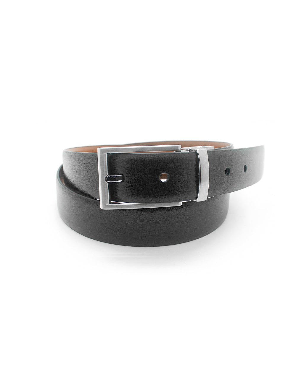 Black / Tan Reversible Leather Belt