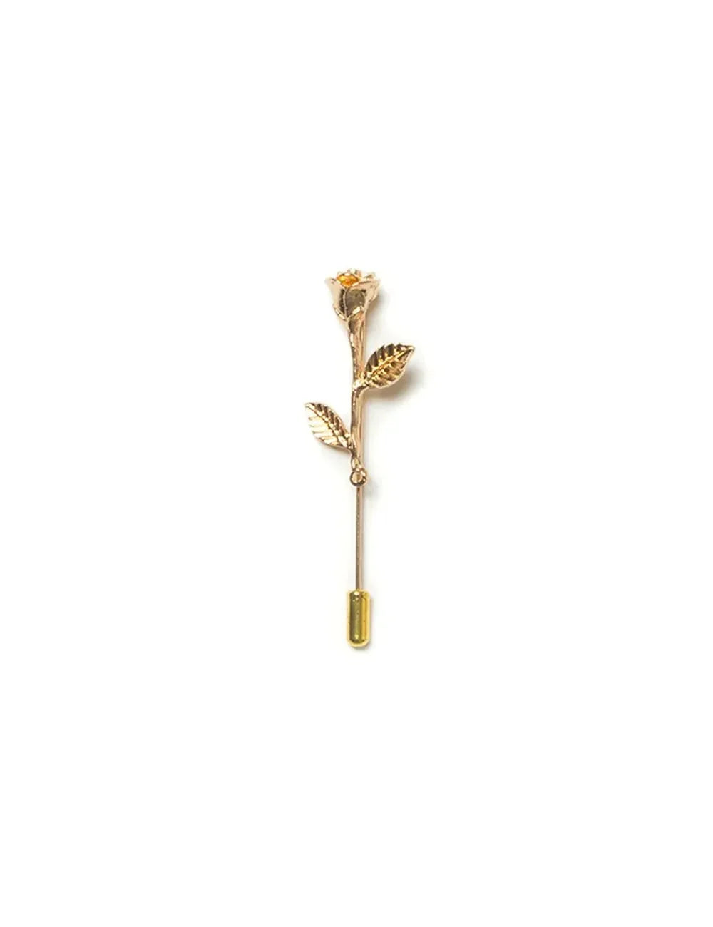 Gold Rose Lapel Pin — The Shirt Bar