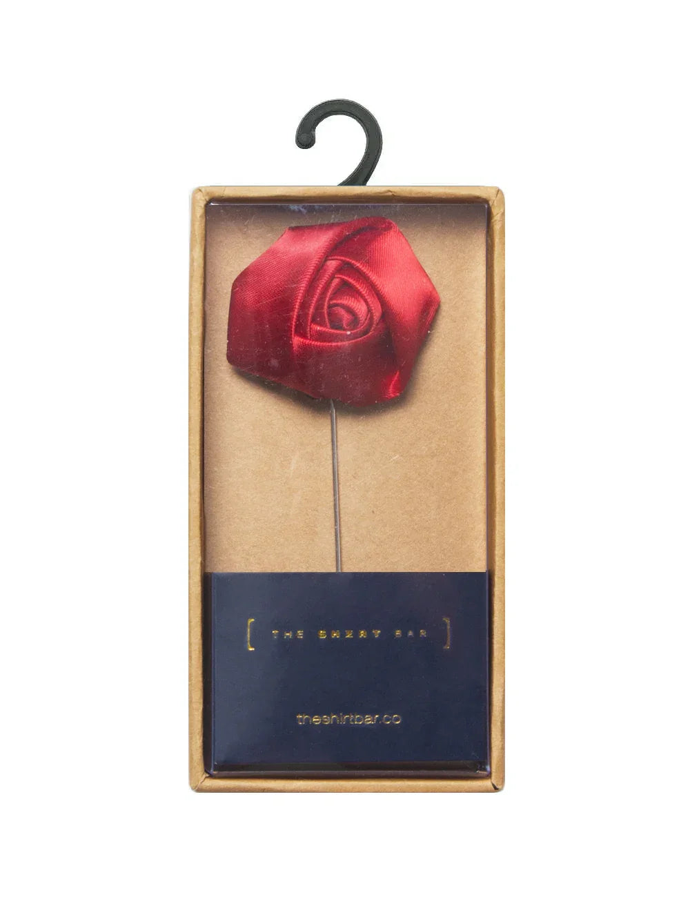 Poppy Red Rose Lapel Pin — The Shirt Bar