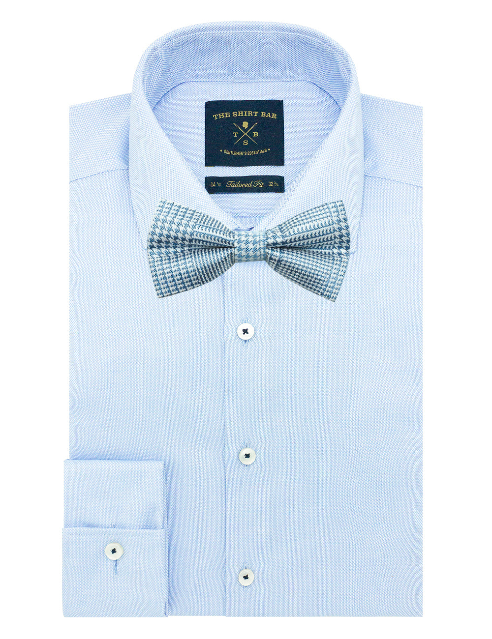 Light Grey Dobby Woven Bowtie