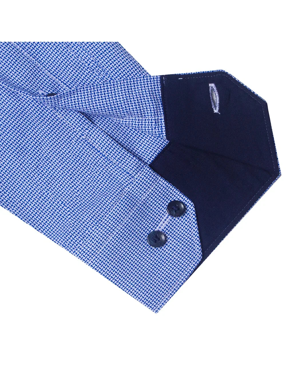 Blue Pattern Modern Fit Shirt — The Shirt Bar
