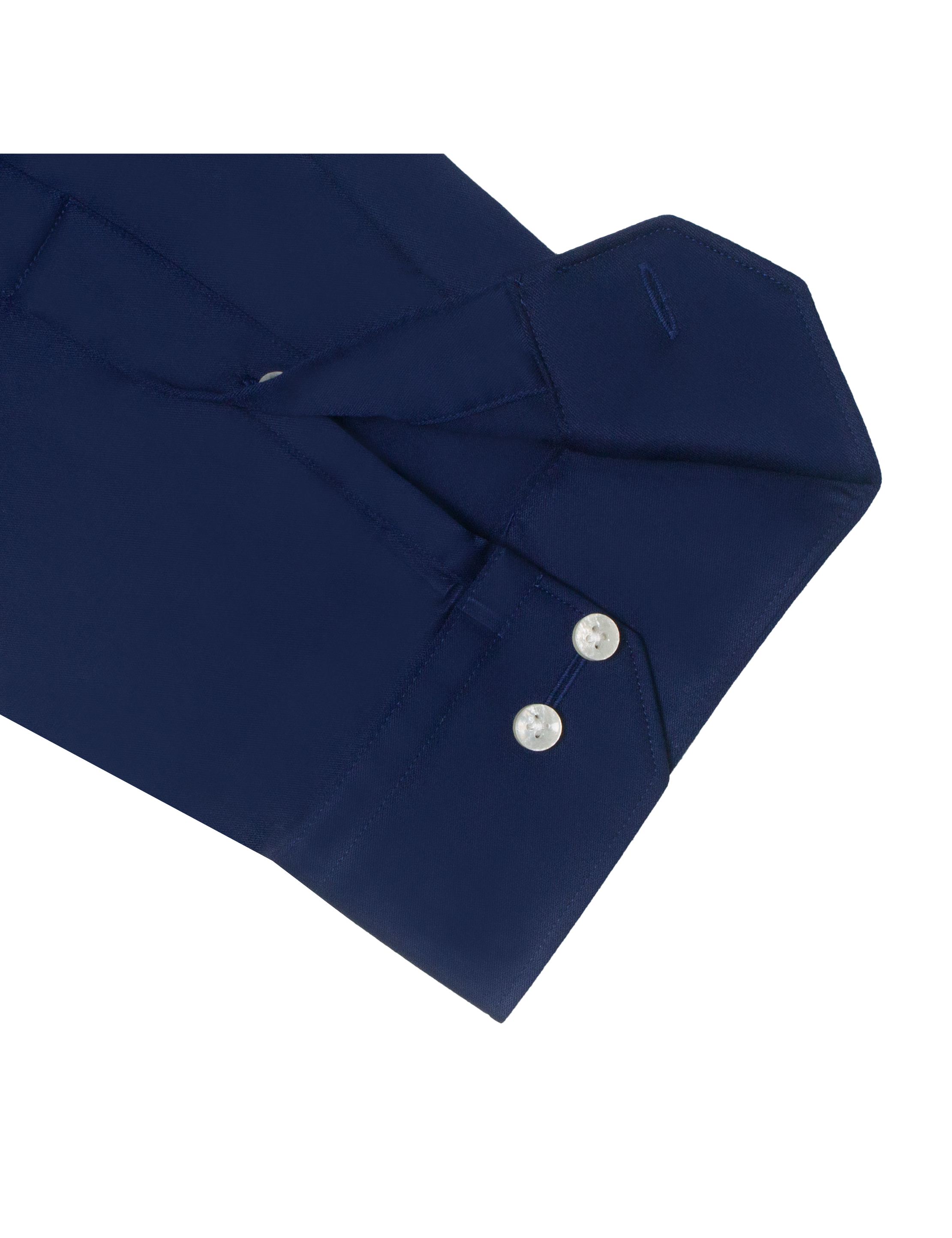 Solid Navy Blue Eco-ol Bamboo Modern Fit Shirt — The Shirt Bar