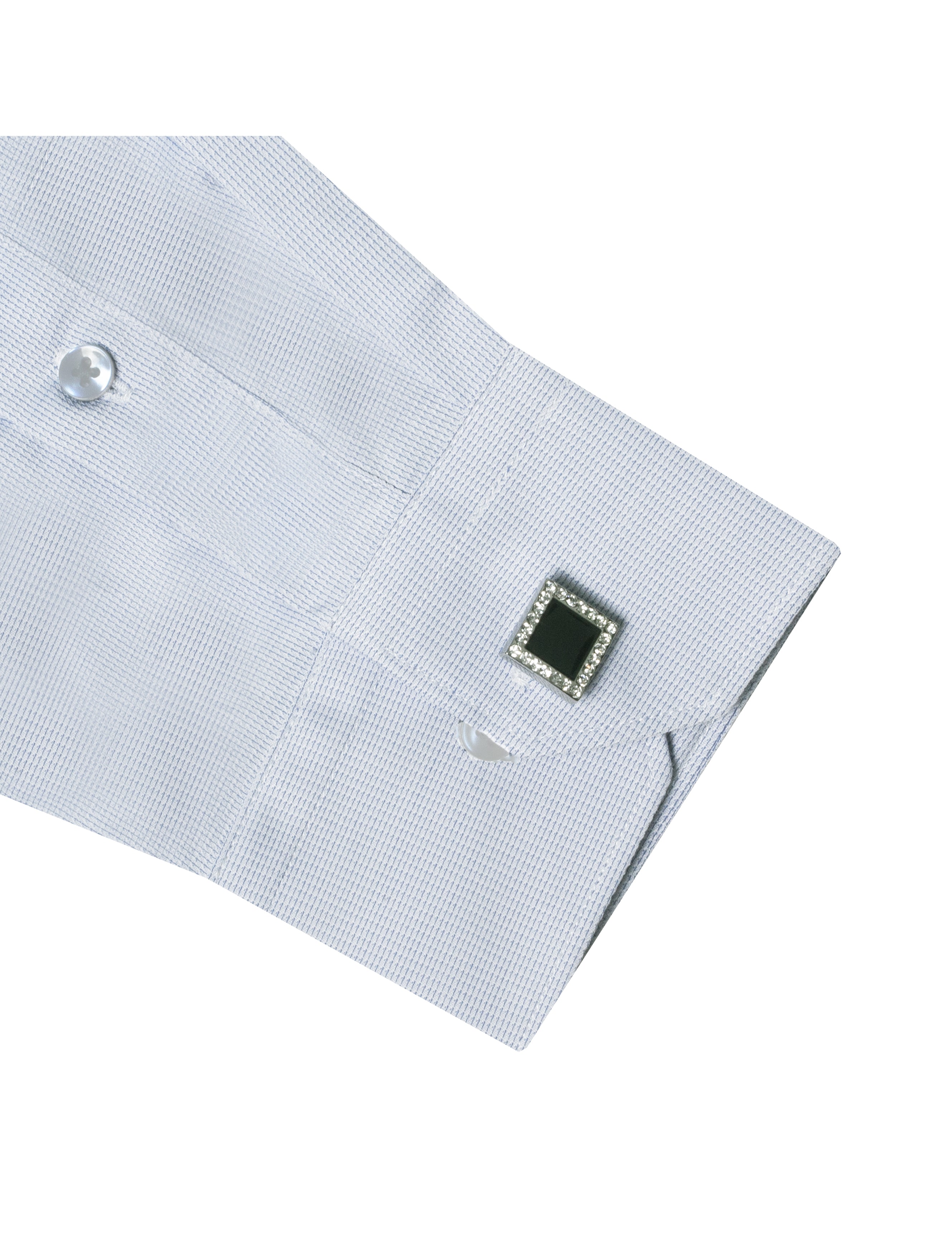 Black Micro Checks Eco-ol Bamboo Modern Fit Shirt