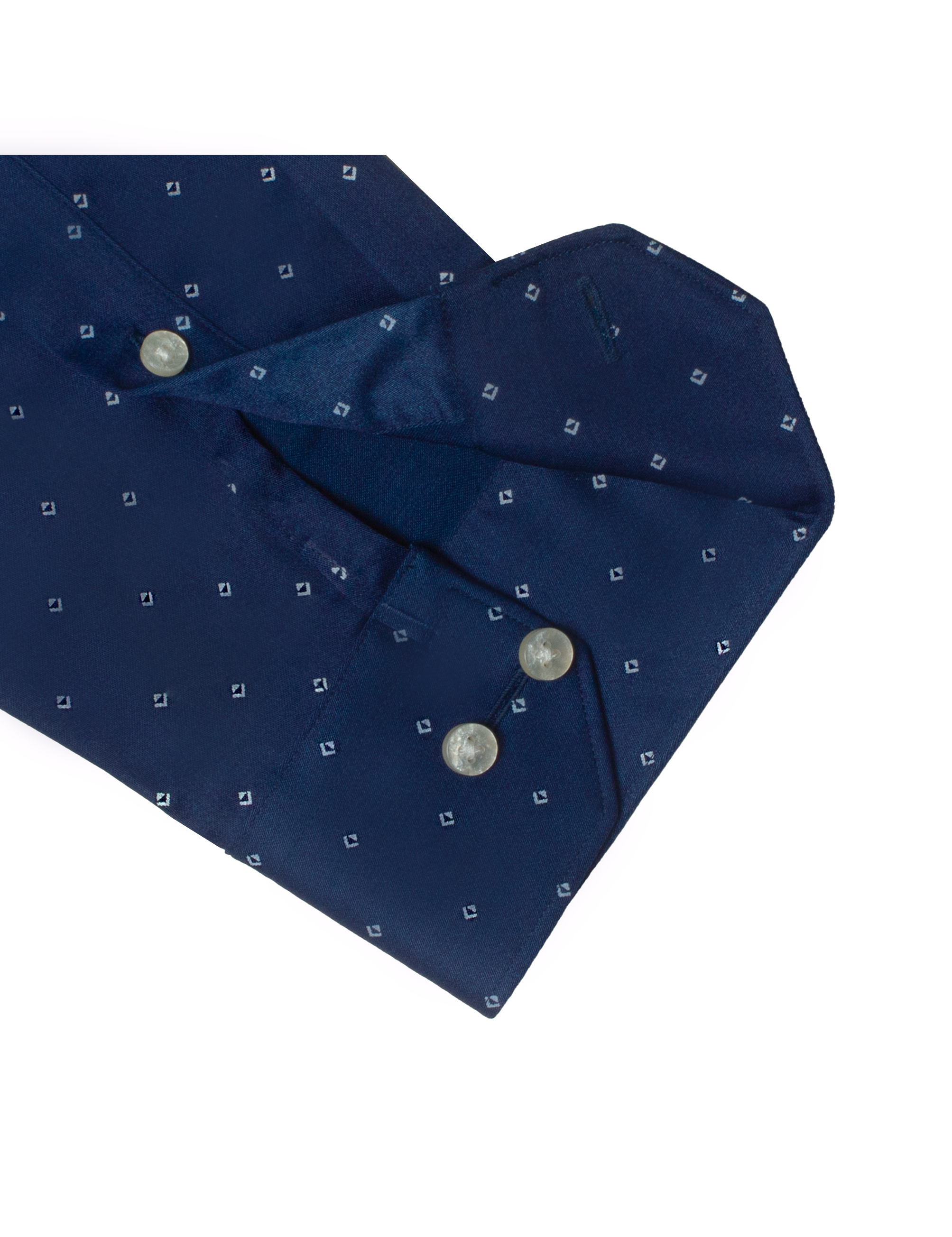 Tiny Diamond Print Eco-ol Bamboo Modern Fit Shirt