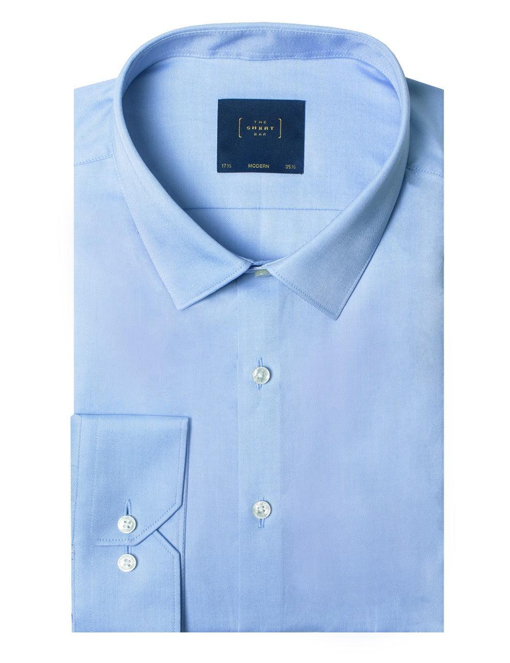 Everyday Shield Collection: Easy Care Cotton Stretch Modern Fit Long Sleeve Shirt — The Shirt Bar