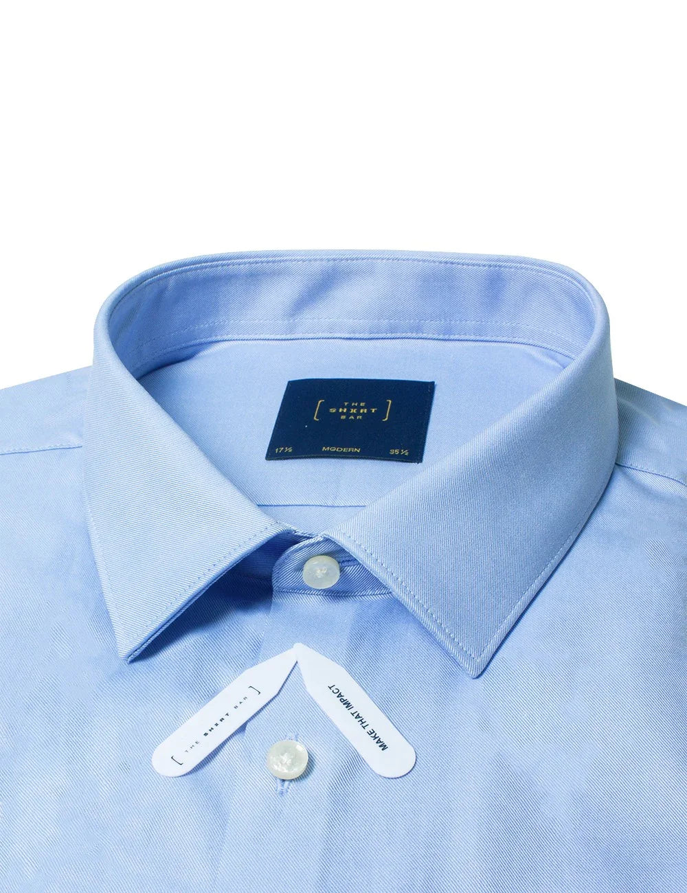 Everyday Shield Collection: Easy Care Cotton Stretch Modern Fit Long Sleeve Shirt — The Shirt Bar
