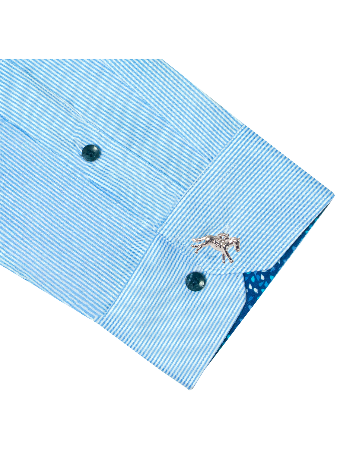 White and Blue Stripes Eco-ol Bamboo Stretch Modern Fit Shirt — The Shirt Bar