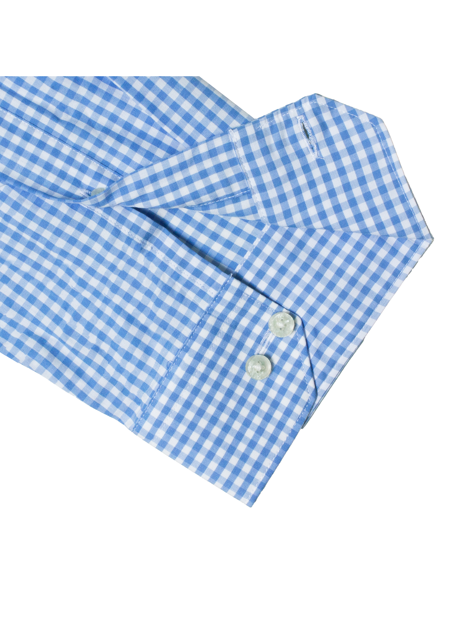 White and Blue Check Eco-ol Bamboo Modern Fit Shirt — The Shirt Bar