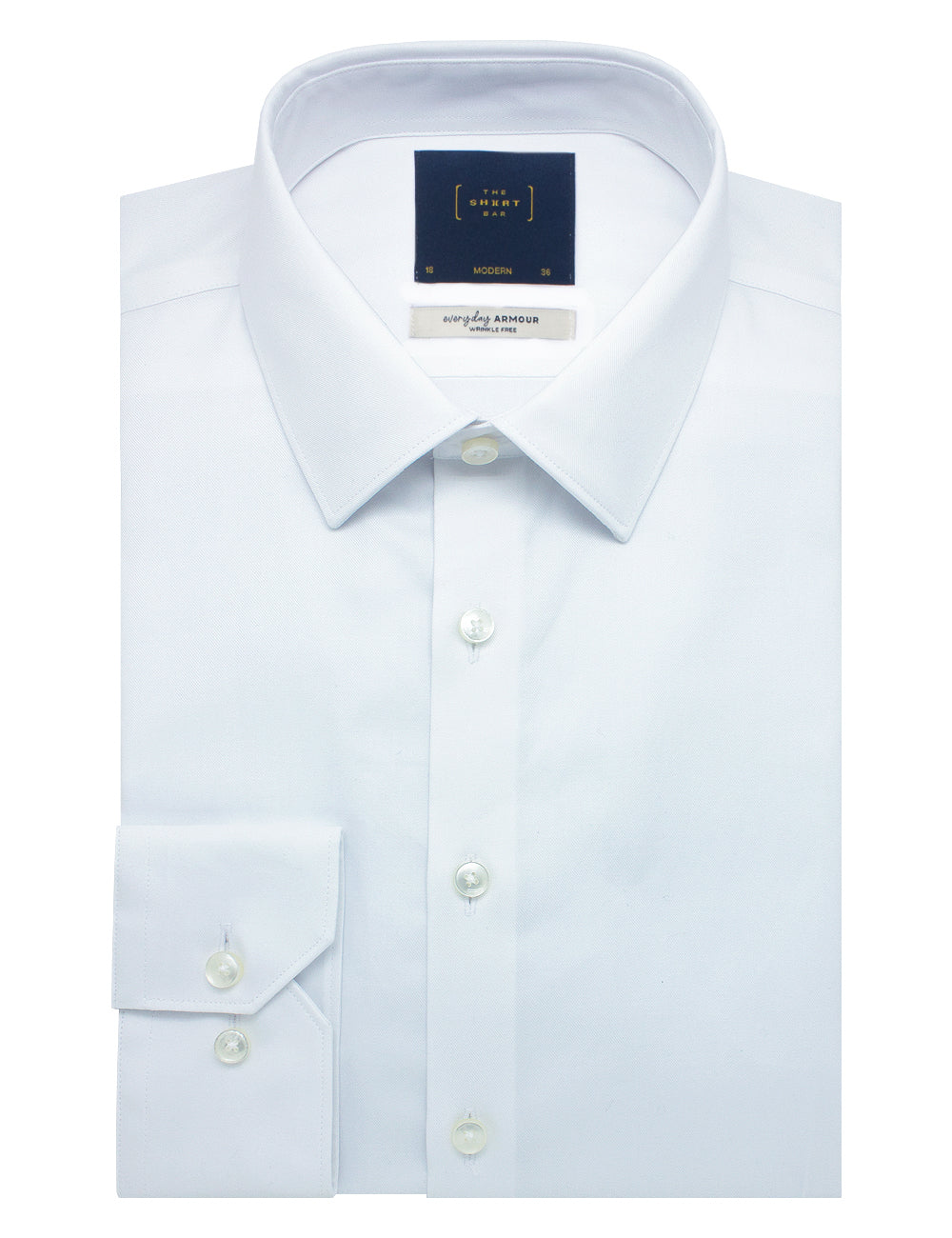 Everyday Armour Collection: Twill Double-Ply Wrinkle-free Modern Fit Long Sleeve Shirt