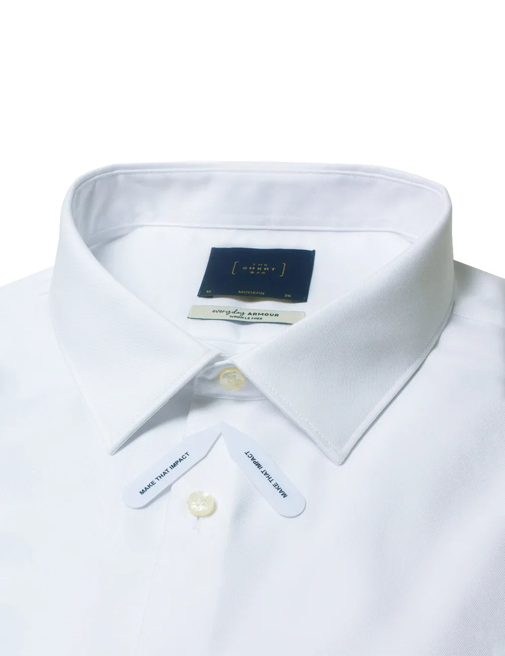 Everyday Armour Collection: Twill 2-Ply Wrinkle-free Modern Fit Long Sleeve Shirt — The Shirt Bar