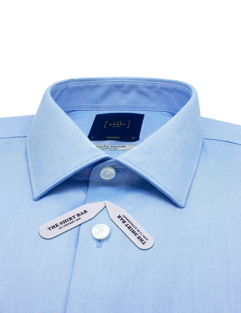 Everyday Armour Collection: Twill 2-Ply Wrinkle-free Modern Fit Long Sleeve Shirt — The Shirt Bar
