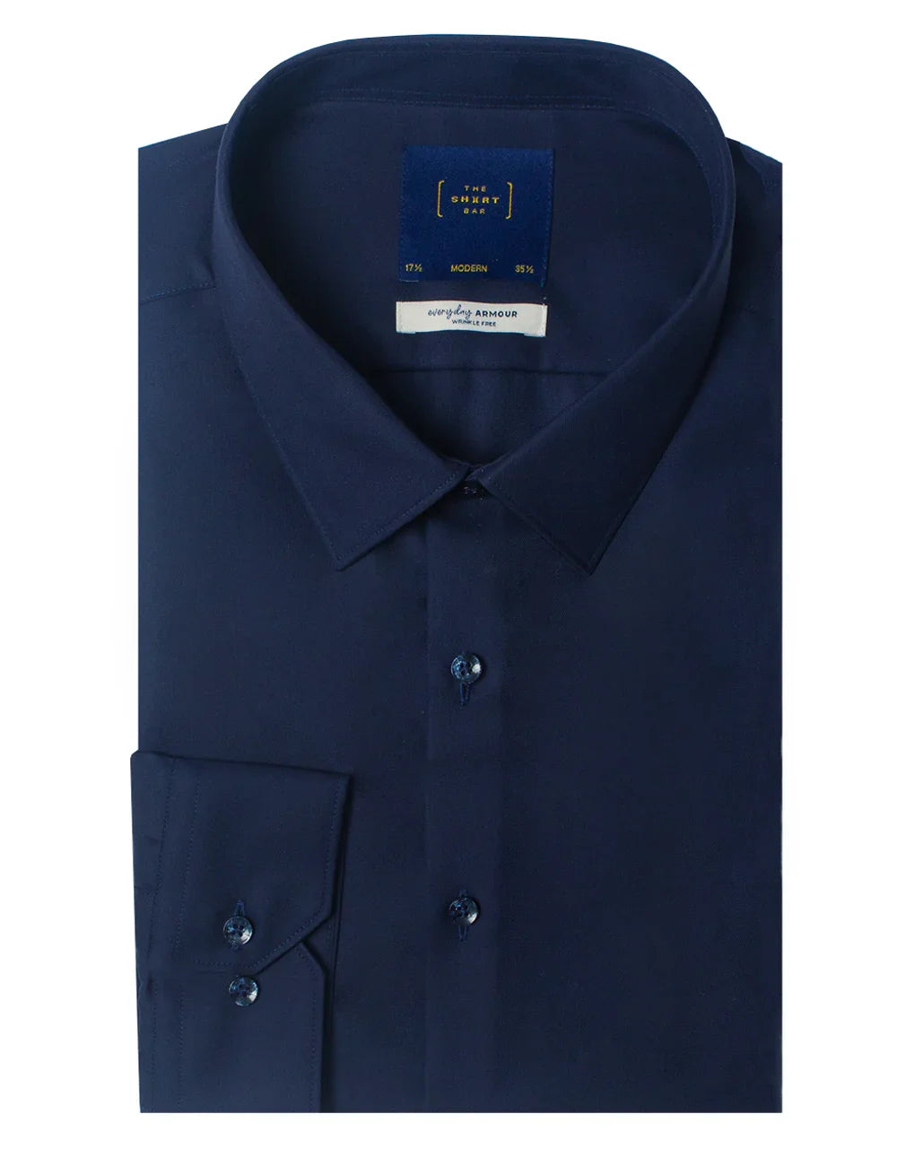 Everyday Armour Collection: Twill 2-Ply Wrinkle-free Modern Fit Long Sleeve Shirt — The Shirt Bar