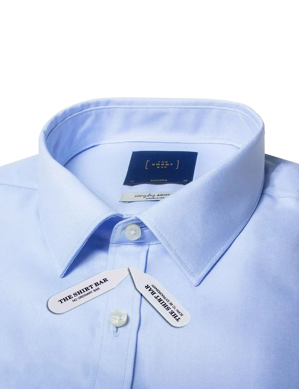 Everyday Armour Collection: Wrinkle-Free Modern Fit Double Cuff Long Sleeve Shirt — The Shirt Bar