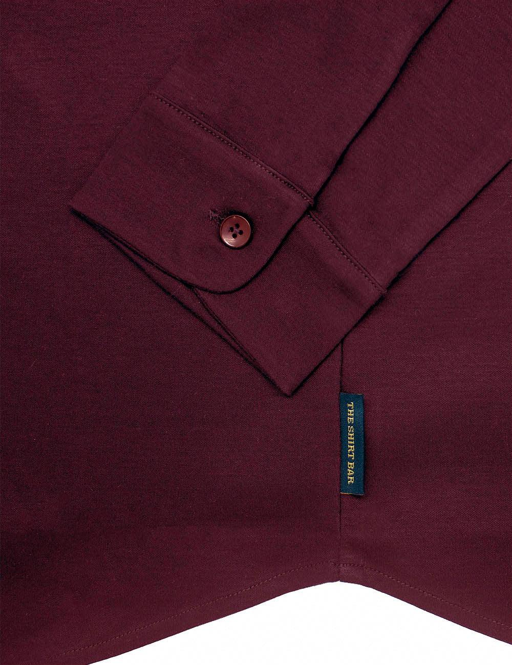 Pima Cotton Henley Long Sleeve Button Cuff T-shirt — The Shirt Bar